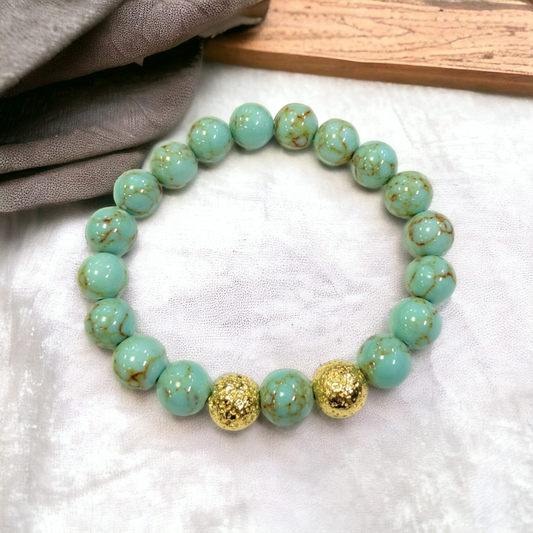 Empowered Serenity Howlite Bracelet